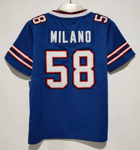 Matt Milano Classic Authentics YOUTH Buffalo Bills Jersey