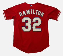 Josh Hamilton Texas Rangers official MLB Jersey 2015 World Series Majestic