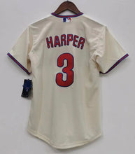 Any name and number Philadelphia Phillies Jersey custom made by Nike cream