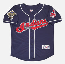Manny Ramirez Cleveland Indians Official 1995 World Series MLB Jersey Majestic