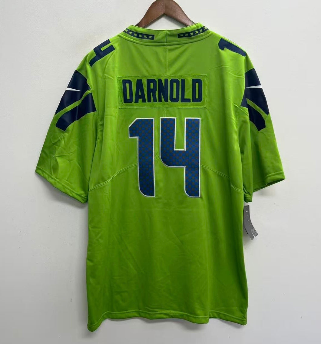 Sam Darnold Seattle Seahawks Official NFL Nike Jersey neon green