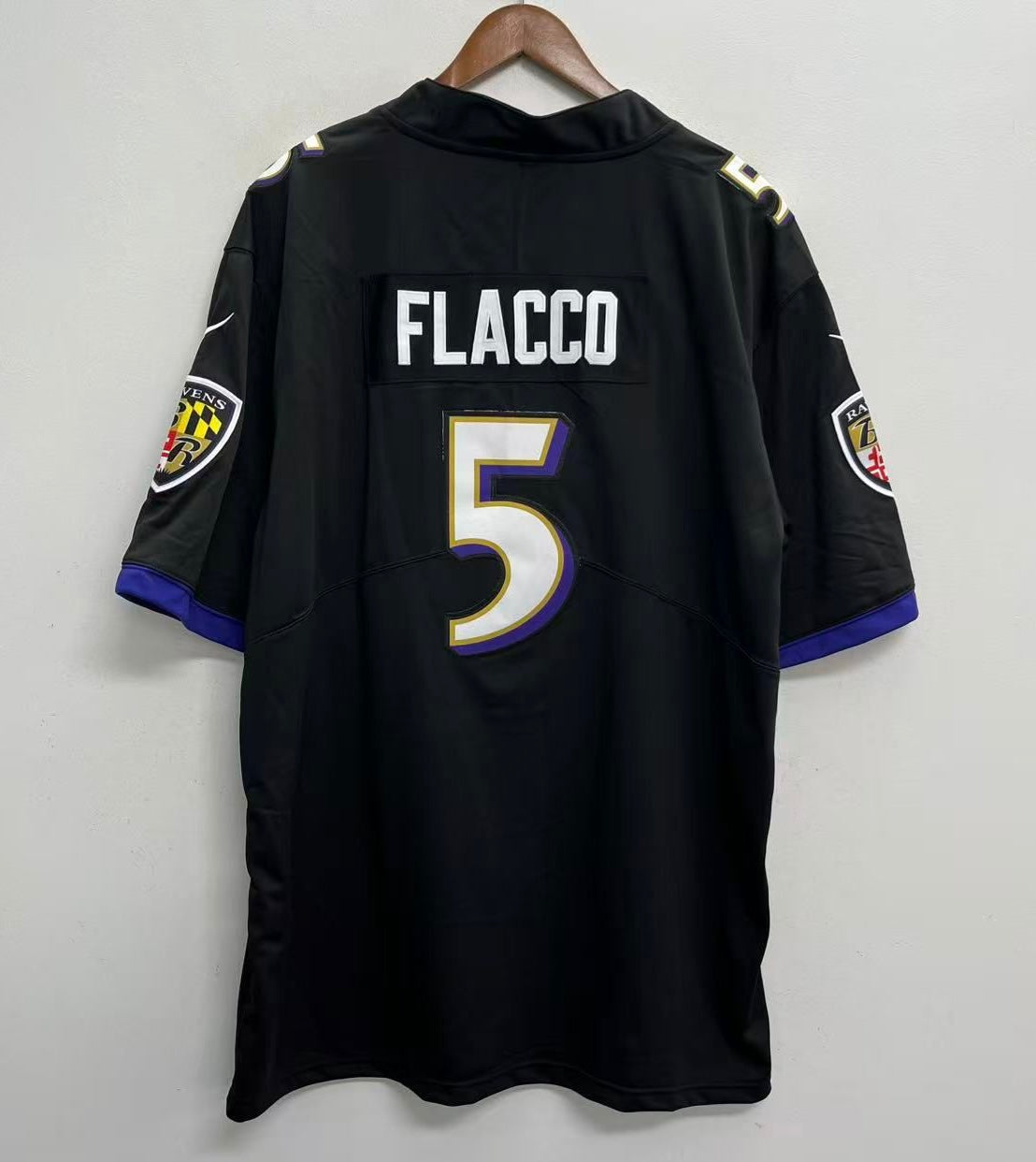Joe Flacco Baltimore Ravens Official NFL Jersey Nike Black