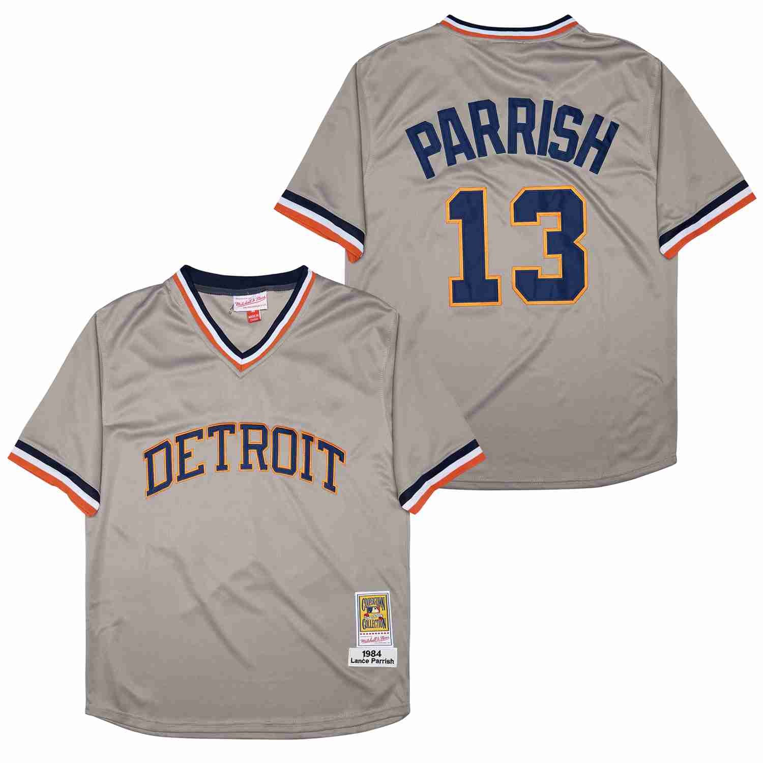 Lance Parrish Detroit Tigers Official MLB Mitchell & Ness Jersey