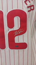 Kyle Schwarber Philadelphia Phillies autographed jersey COA photo signing