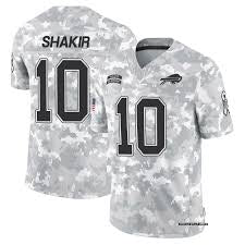 Khalil Shakir Buffalo Bills Official NFL Nike Salute to Service Jersey