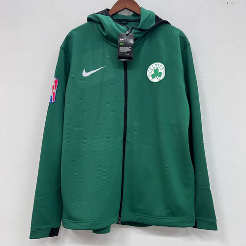 Boston Celtics NBA official track jacket Green