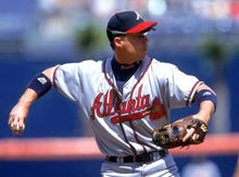 Any name & Number Custom 1990’s Atlanta Braves Official MLB Majestic Jersey Gray