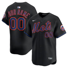 Any Name & Number Customized New York Mets Official MLB jersey Nike black