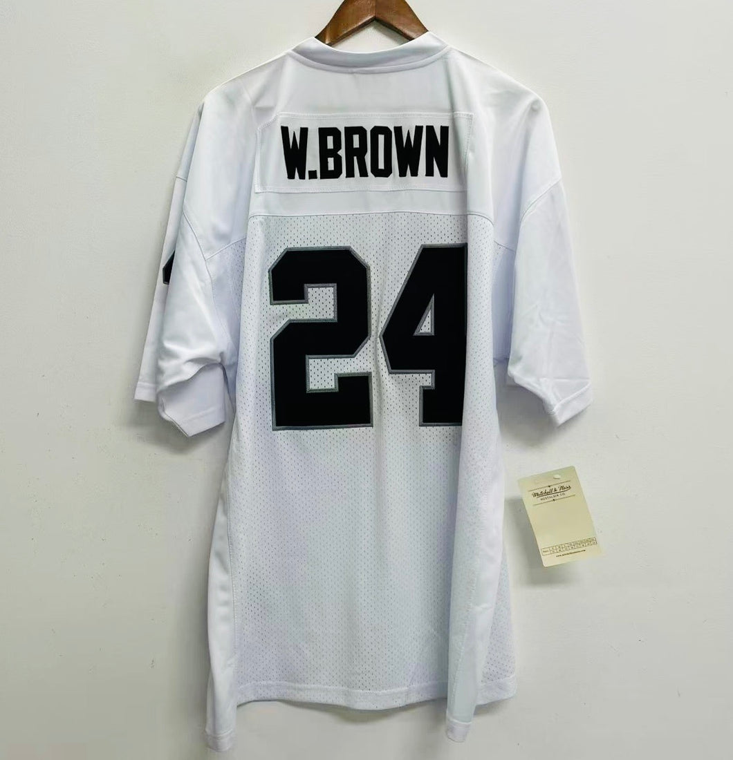 Willie Brown Oakland Raiders Mitchell & Ness Jersey white
