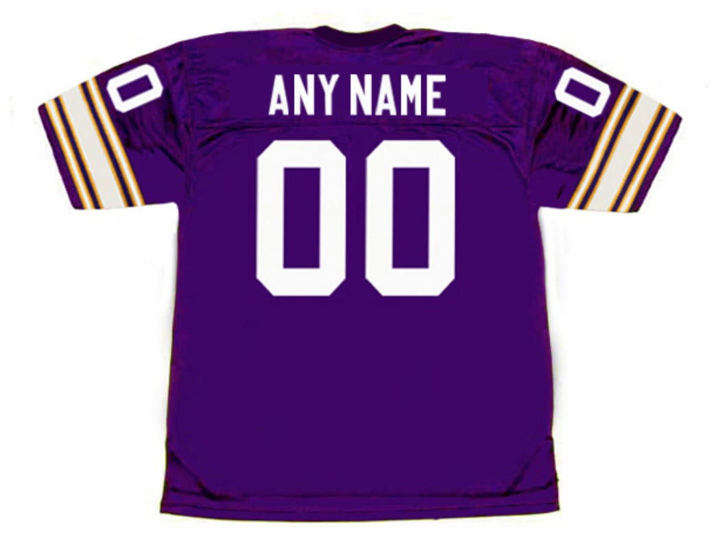 Any name & Number 1970’s 80’s customized Minnesota Vikings NFL Mitchell & Ness jersey