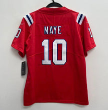 Drake Maye New England Patriots Official NFL Nike YOUTH KIDS Jersey Red