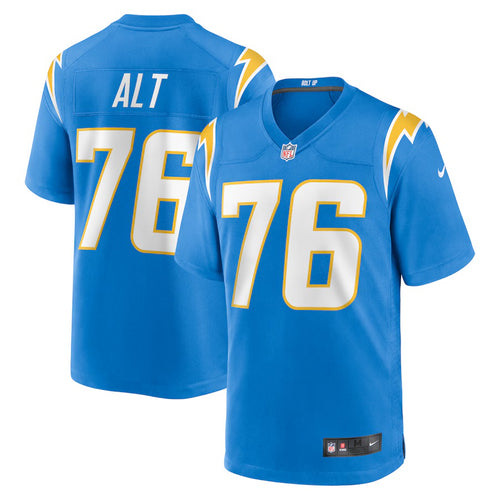 Joe Alt Los Angeles Chargers Official NFL NIKE Jersey light blue