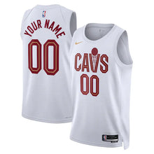 Choose Any NAME and NUMBER customized Cleveland Cavaliers Official NBA Nike Jersey white