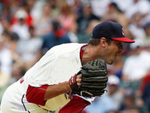 Andrew Miller Cleveland Indians Official MLB Majestic  Jersey