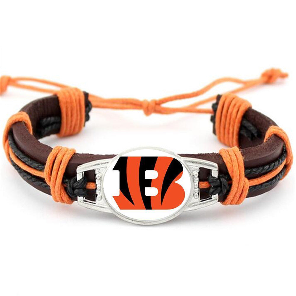 Cincinnati Bengals NFL leather bracelet