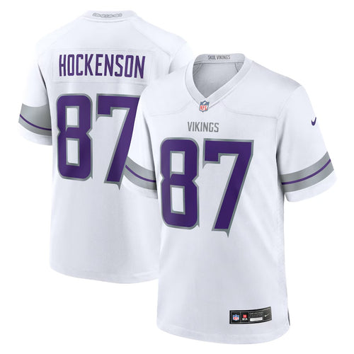 T.J. Hockenson Minnesota Vikings Official NFL Nike jersey white