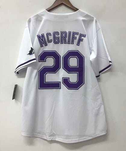 Fred McGriff Tampa Bay Devil Rays Official MLB Jersey Majestic