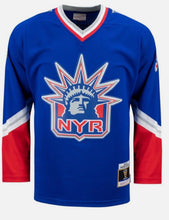 Wayne Gretzky New York Rangers Official NHL Jersey Statue of Liberty logo Mitchell & Ness