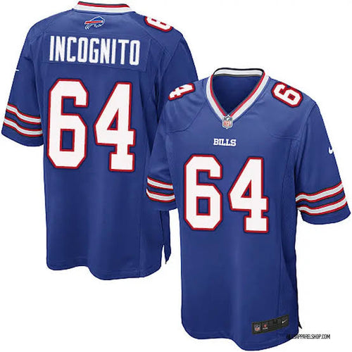Richie Incognito Buffalo Bills Official NFL Nike Jersey blue