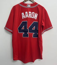 Hank Aaron Atlanta Milwaukee Braves Jersey 1974 Mitchell & Ness Red