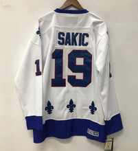 Joe Sakic Quebec Nordiques Jersey white