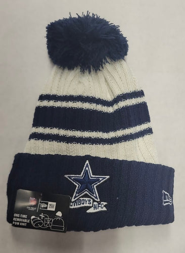 Dallas Cowboys NFL New Era winter Hat with Pom Pom