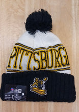 Pittsburgh Steelers NFL New Era winter Hat with Pom Pom retro logo