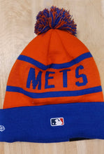 New York Mets MLB New Era winter knit Hat with Pom Pom