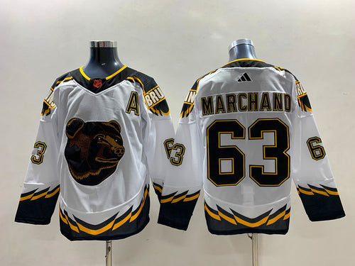 Brad Marchand Boston Bruins NHL Jersey Adidas