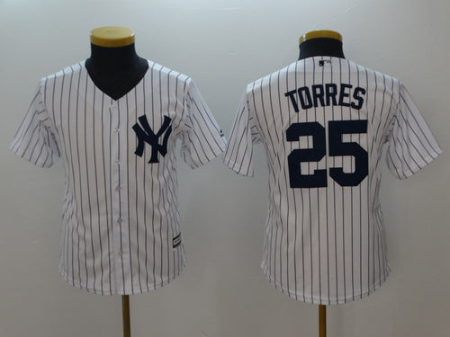 Gleyber Torres YOUTH New York Yankees Jersey white