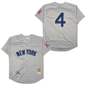 Lou Gehrig New York Yankees Jersey Mitchell & Ness gray