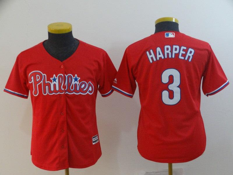 Bryce Harper YOUTH Philadelphia Phillies Jersey red – Classic