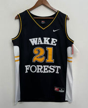 Tim Duncan Wake Forest Official NCAA NIKE jersey black