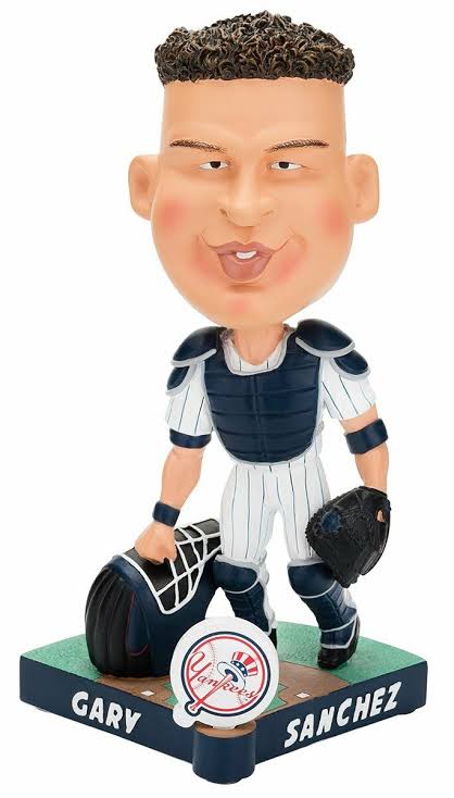 Gary Sanchez New York Yankees Caricature Bobblehead Forever Collectibles