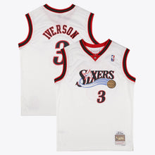 Allen Iverson YOUTH KIDS Philadelphia 76ers 2000-01 Official NBA Mitchell & Ness Jersey
