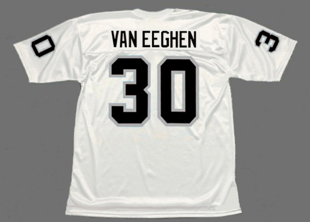 Mark Van Eeghen Oakland Raiders Mitchell & Ness Jersey white