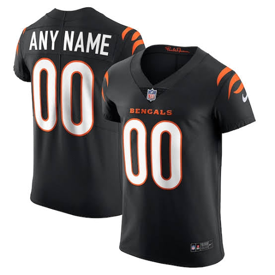 Any name & Number Cincinnati Bengals Official NFL Nike customized jersey black