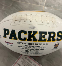 Jordan Love Autographed Green Bay Packers Football with COA