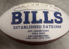 Josh Allen Buffalo Bills Autographed NFL Official Logo football with COA