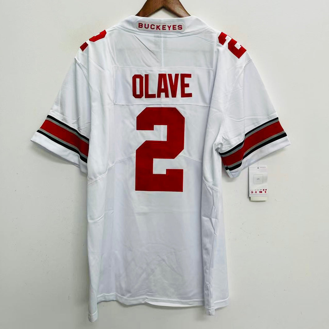 Chris Olave Ohio State Buckeyes Official NCAA Nike Jersey