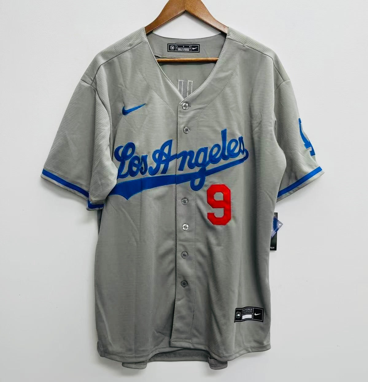Gavin Lux Los Angeles Dodgers Official MLB Nike jersey gray