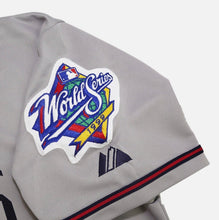 Andruw Jones Atlanta Braves 1999 World Series Official MLB Majestic Jersey gray
