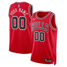 Choose Any NAME and NUMBER customized Chicago Bulls Official NBA Nike Jersey Red