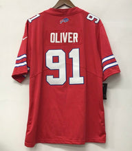 Ed Oliver Buffalo Bills NFL official Nike Jersey red