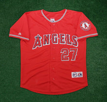 VLADIMIR GUERRERO Anaheim California Angels Official MLB Majestic Jersey Red