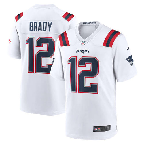 Tom Brady New England Patriots YOUTH KIDS Official Nike Jersey white