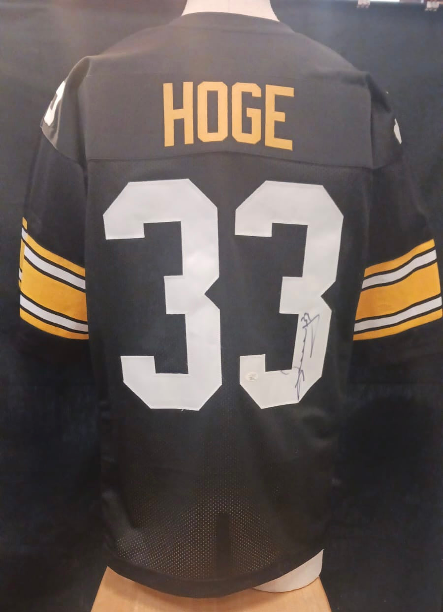 Merril Hoge Pittsburgh Steelers autographedjersey JSA COA