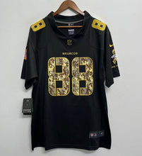 Demaryius Thomas Denver Broncos military salute to service Jersey Black