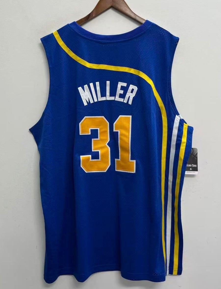 Reggie Miller Indiana Pacers Official NBA Adidas Jersey Blue – Classic  Authentics