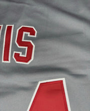Eric Davis 1990 World Series Cincinnati Reds Official MLB Majestic Jersey Gray